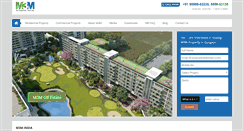 Desktop Screenshot of m3mnewprojects.co.in