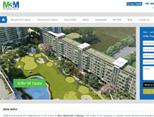 Tablet Screenshot of m3mnewprojects.co.in